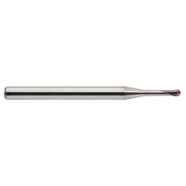 Tuffcut Dm 2 Flute Ball Nose End Mill Necked, 4.0Mm, M.A. Ford, Mfr#: 15615752A
